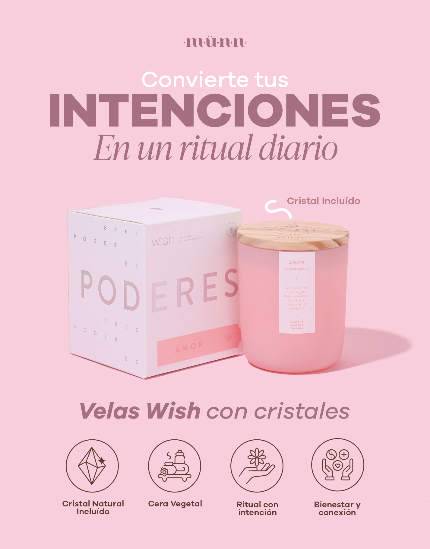 VELAS CON CRISTALES