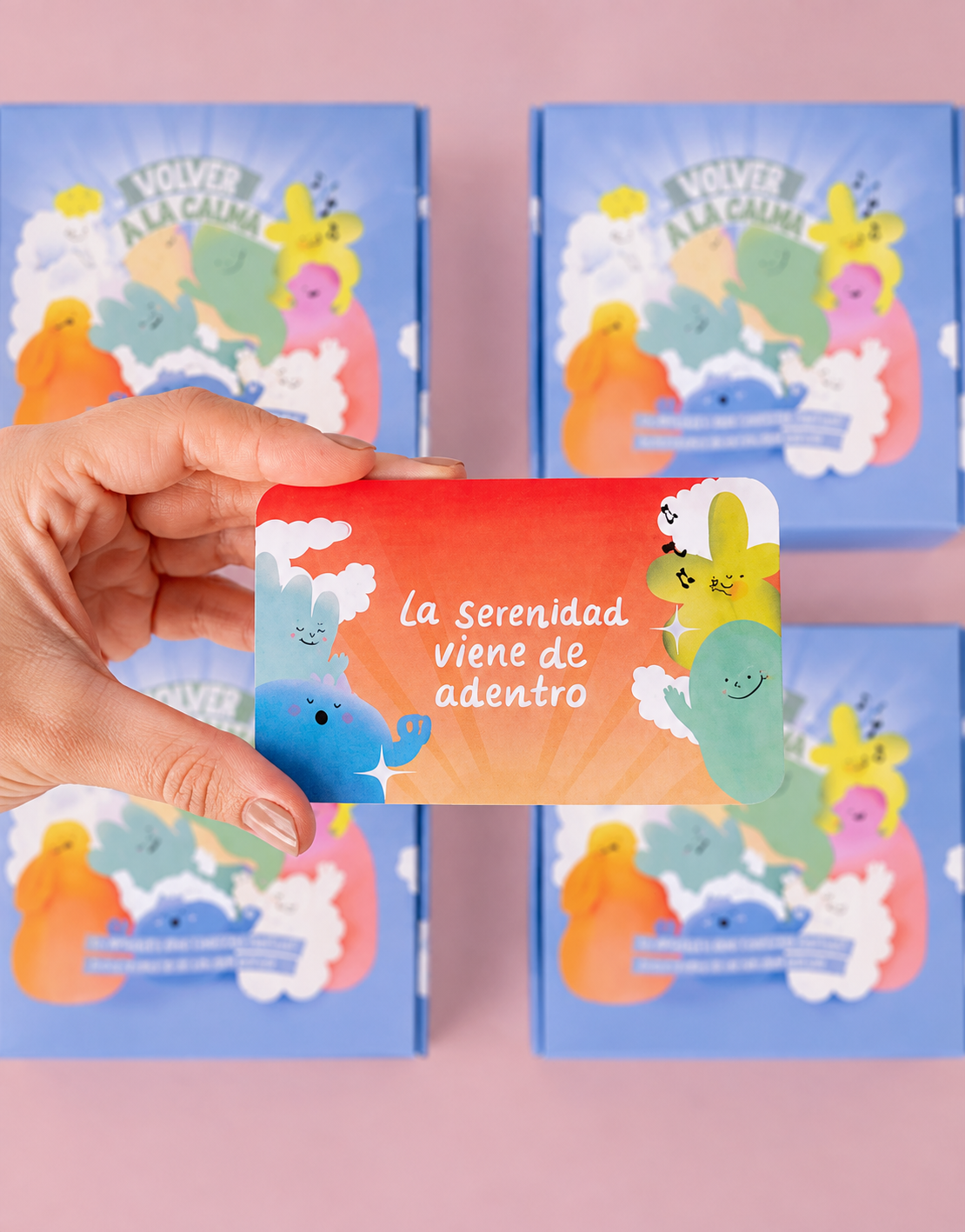 CARTAS VOLVER A LA CALMA [Una frase para bajar el ruido y hacer una pausa]